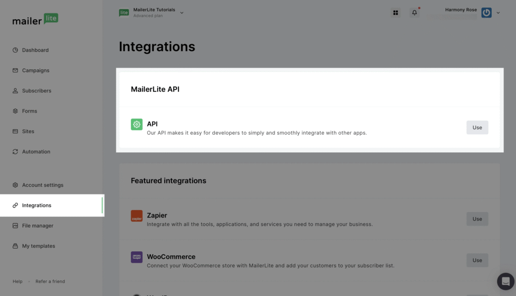 Mailerlite vs ActiveCampaign integration dashboard comparison
