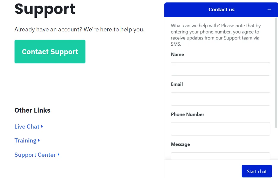 Mailerlite vs ActiveCampaign customer support comparison chart