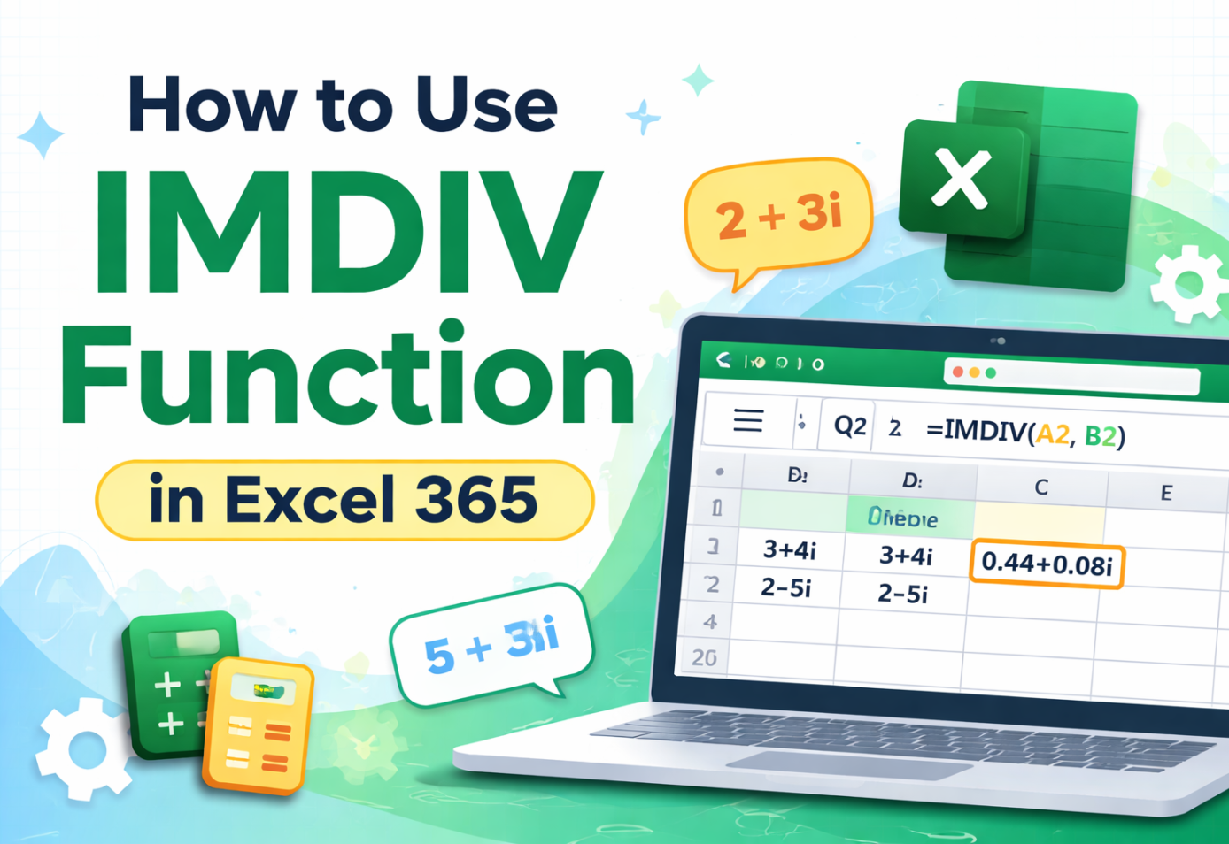 How to Use IMDIV Function in Excel (Excel 365 Explained)